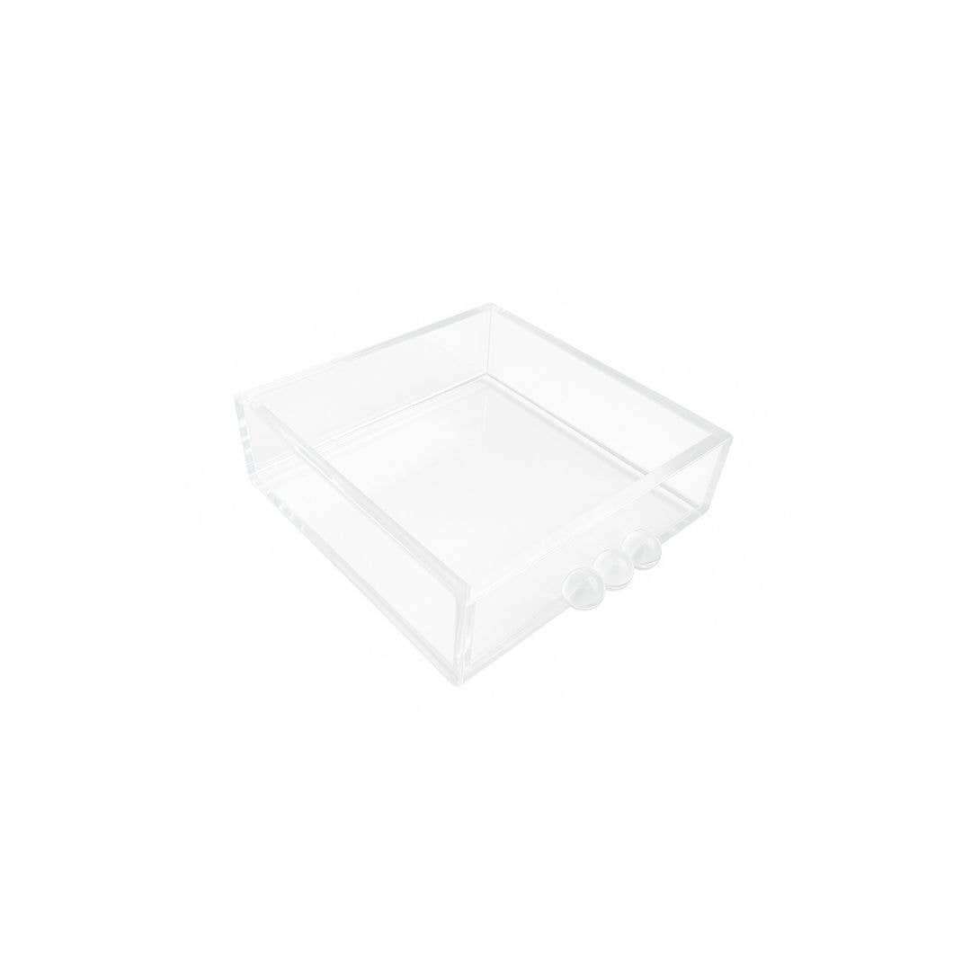 Clear Acrylic Cocktail Napkin Holder, Bubble - view 07