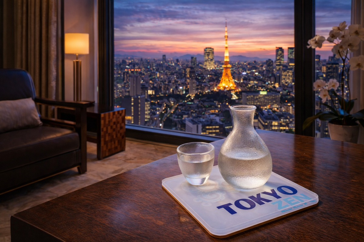 Bon Voyage Acrylic Coasters, Tokyo with Holder - view 03