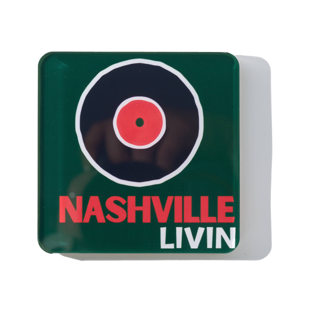 Bon Voyage Acrylic Coasters, Nashville with Holder - view 05