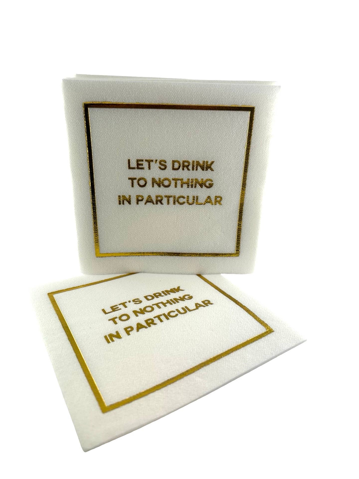 Maven Home Linen-Feel Cocktail Napkins, Let's Drink - view 05