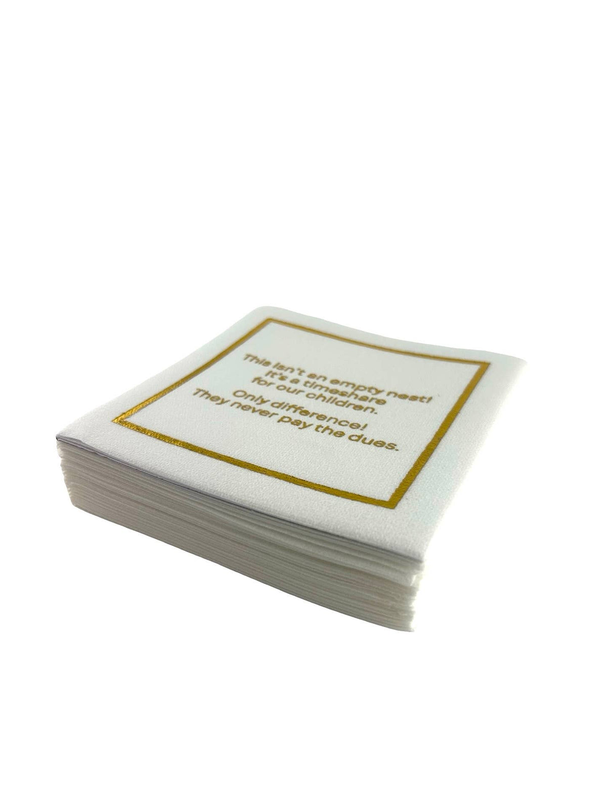 Maven Home Linen-Feel Cocktail Napkins, Empty Nest Timeshare - view 04
