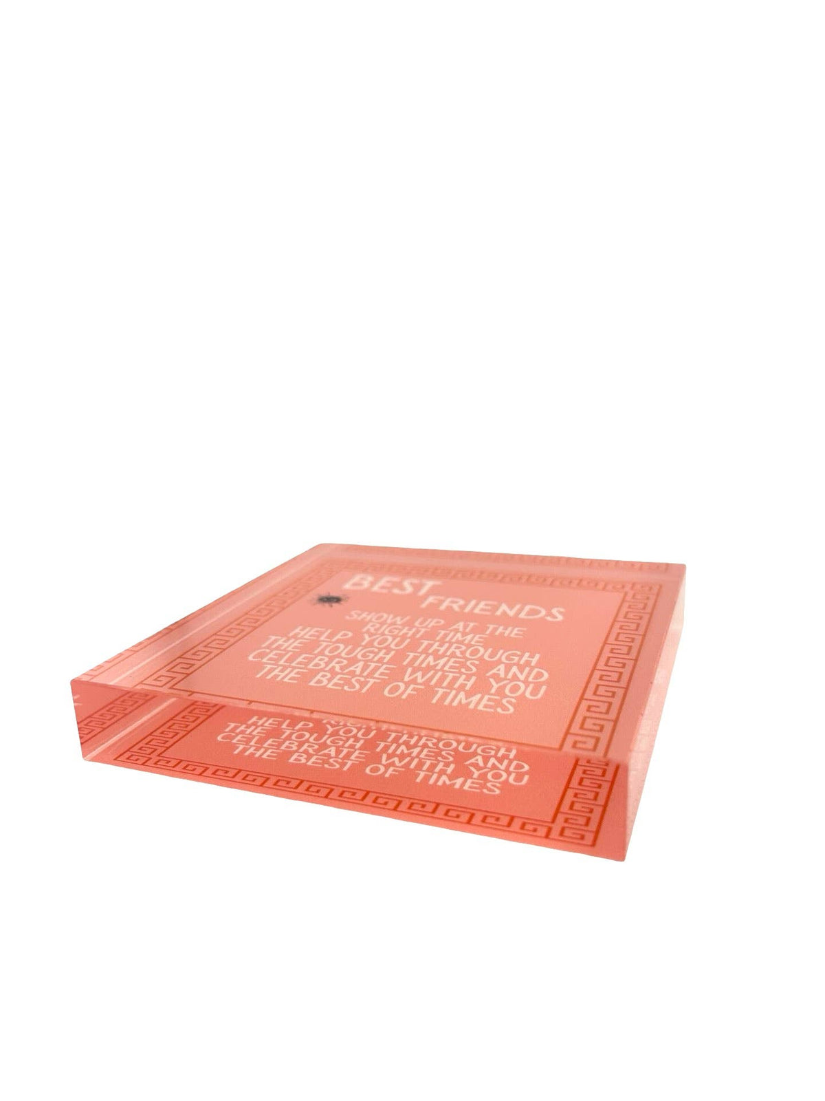 Maven Home Best Friends acrylic desk weight, view 4