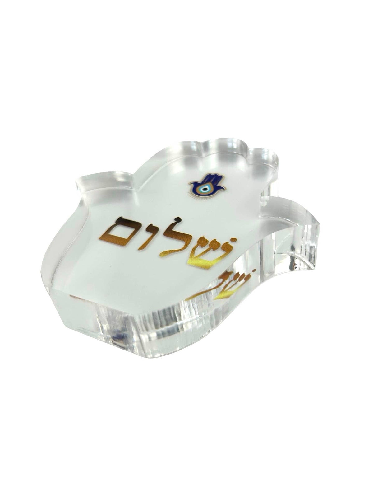 Maven Home Hamsa Shalom acrylic desk weight, view 7