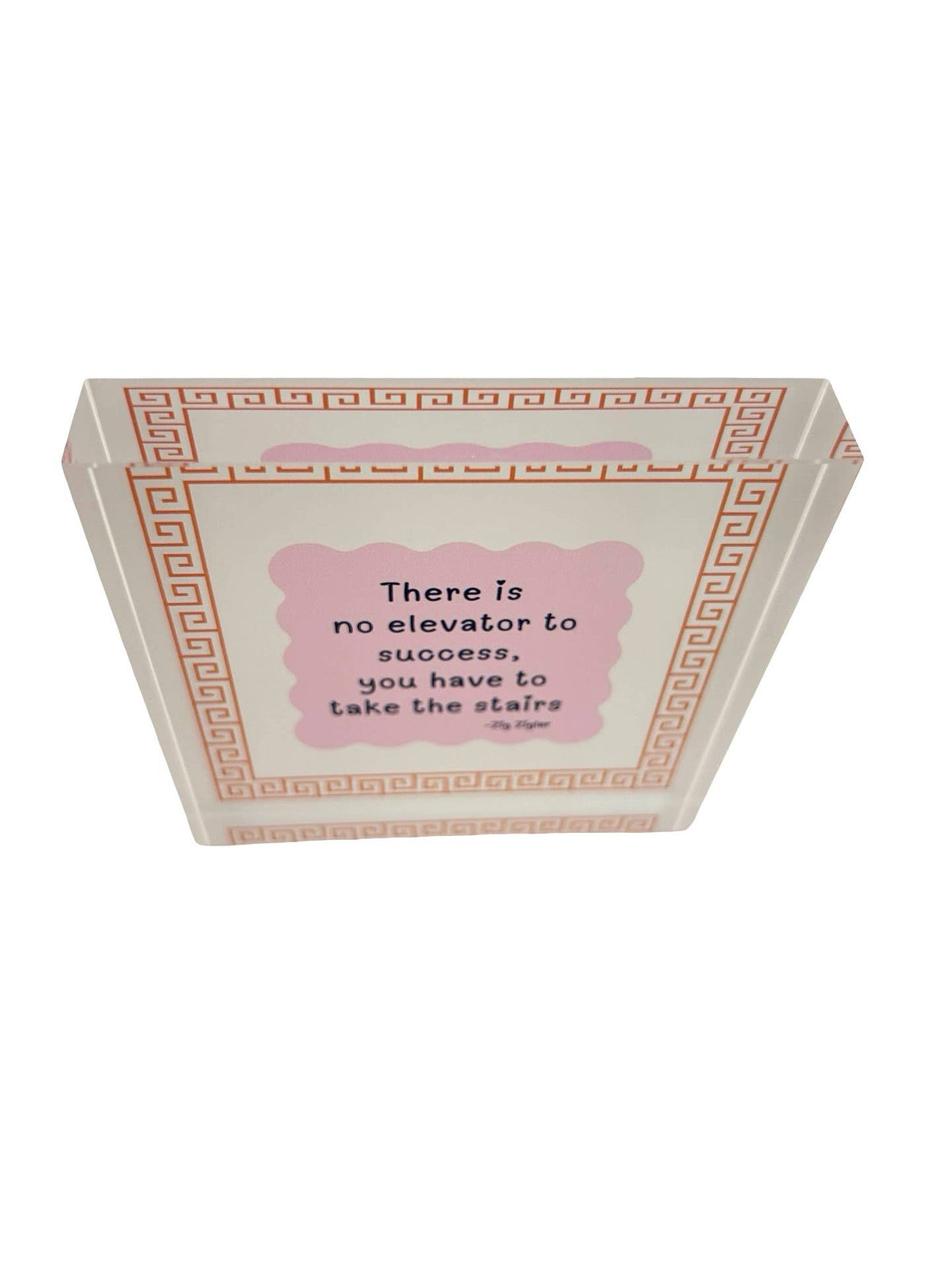 Maven Home Elevator acrylic desk weight, view 4