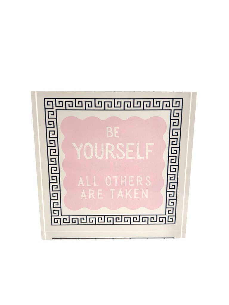 Acrylic Desk Weight Decor, Be Yourself - alternate view