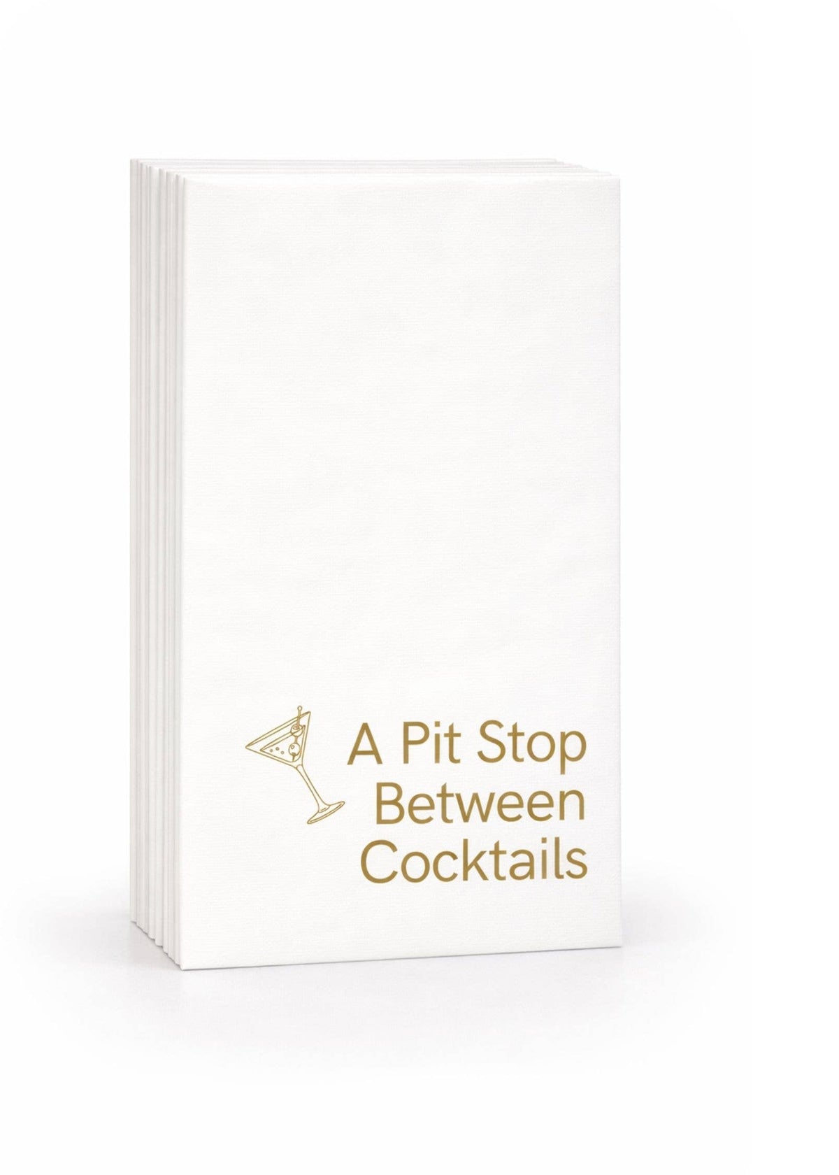 Linen-Feel Guest Towel Napkins, A Pit Stop Between Cocktails - alternate view