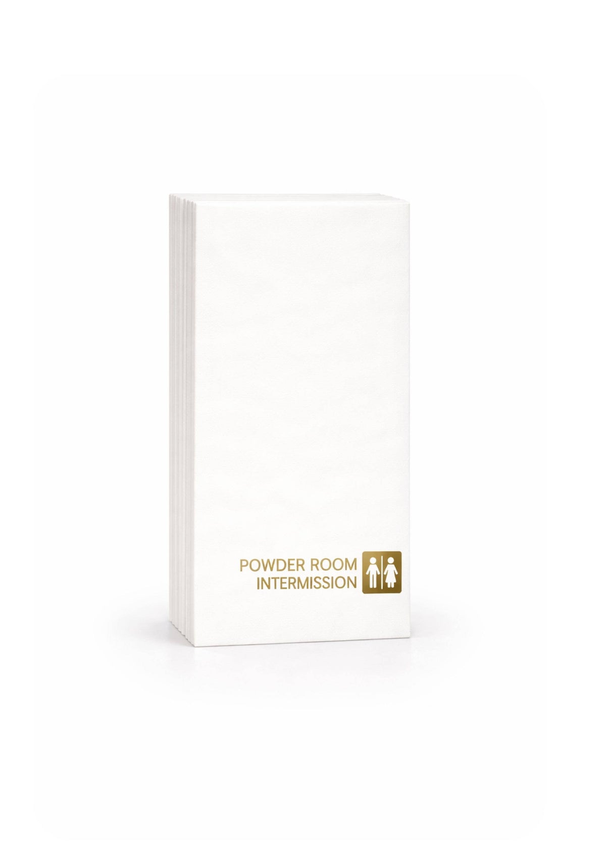 Linen-Feel Guest Towel Napkins, Powder Room Intermission - alternate view