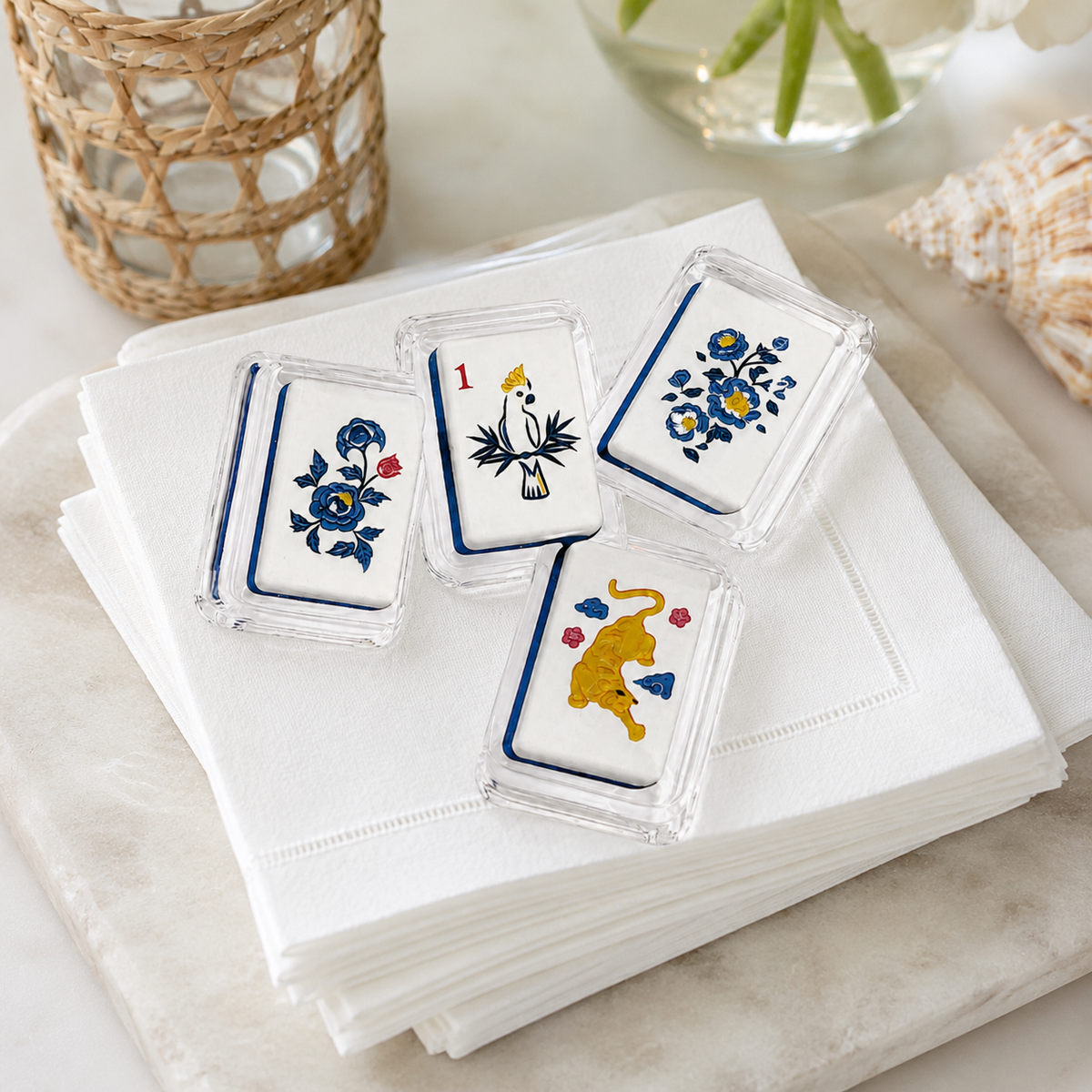 Maven Home Mahjong 2 acrylic napkin weight - view 04