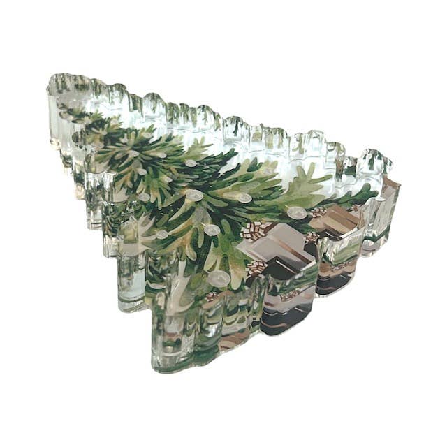 Maven Home Christmas Tree acrylic napkin weight alternate view