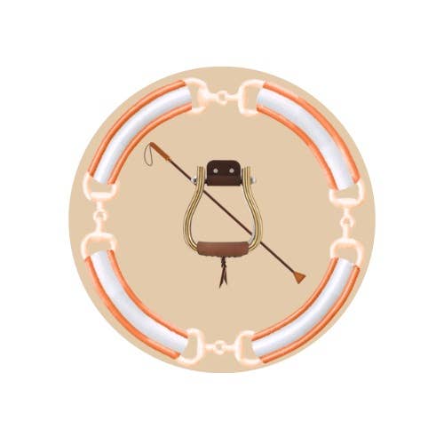Maven Home Equestrian acrylic napkin weight - view 03