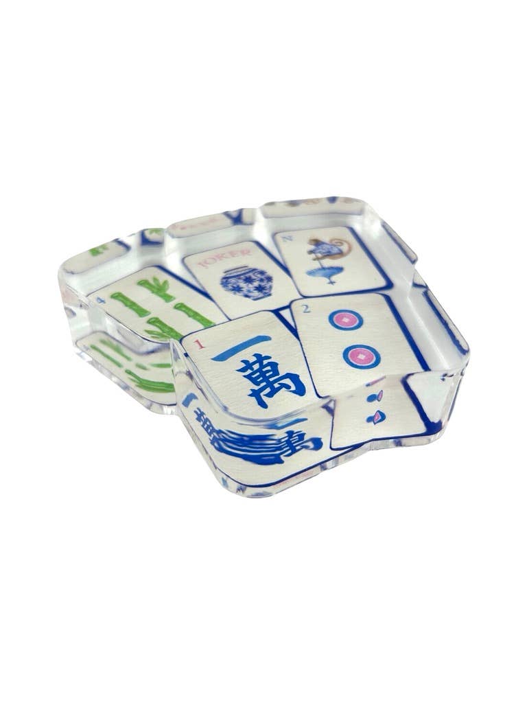 Maven Home Preppy Mahjong acrylic napkin weight - view 07