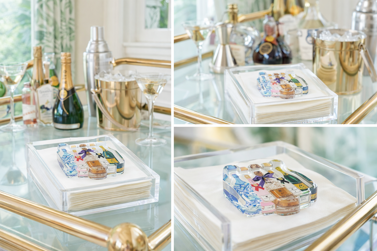 Maven Home Celebrate acrylic napkin weight - view 07