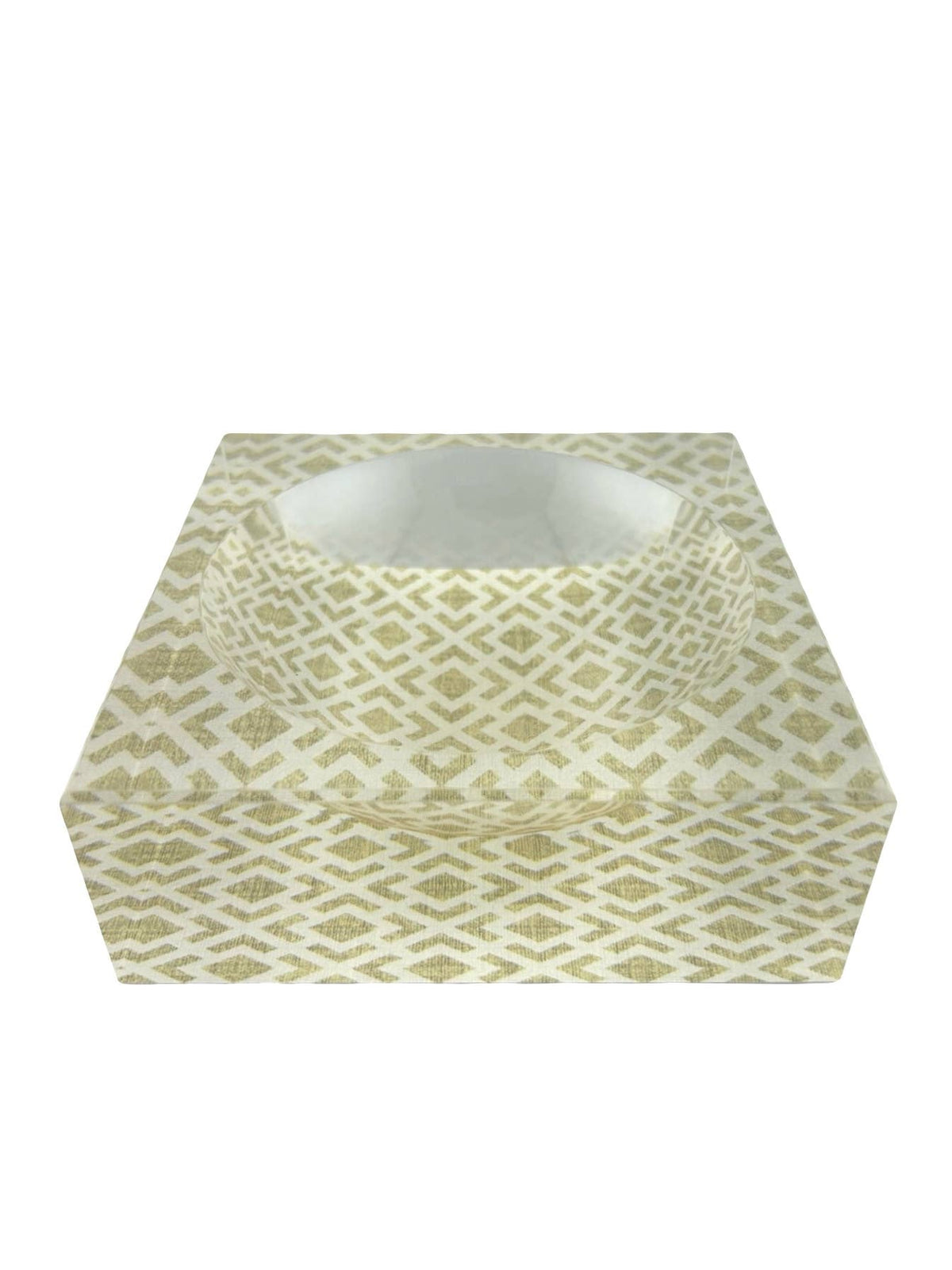 Decorative Acrylic Bowl, Woven, Petit - view 03
