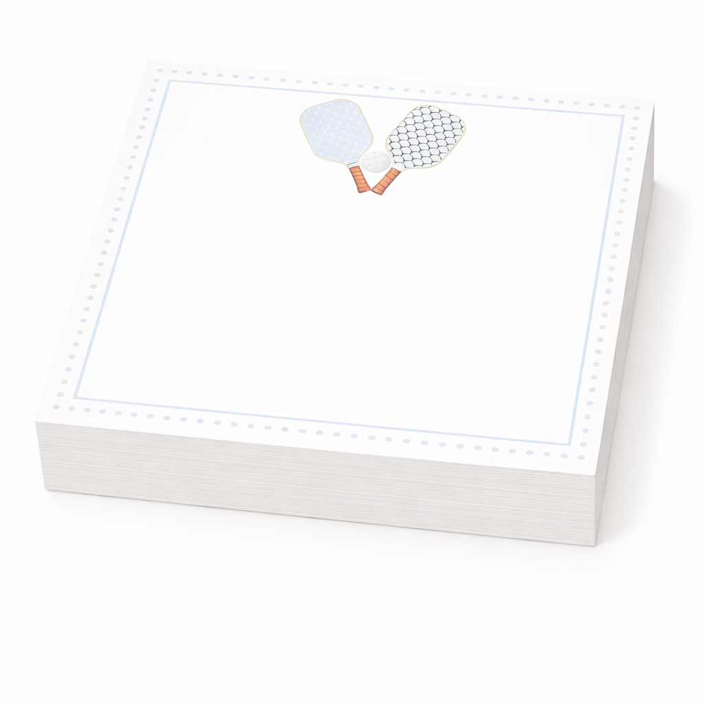 Notepad Refill, Pickleball - 5x5 Inch - alternate view