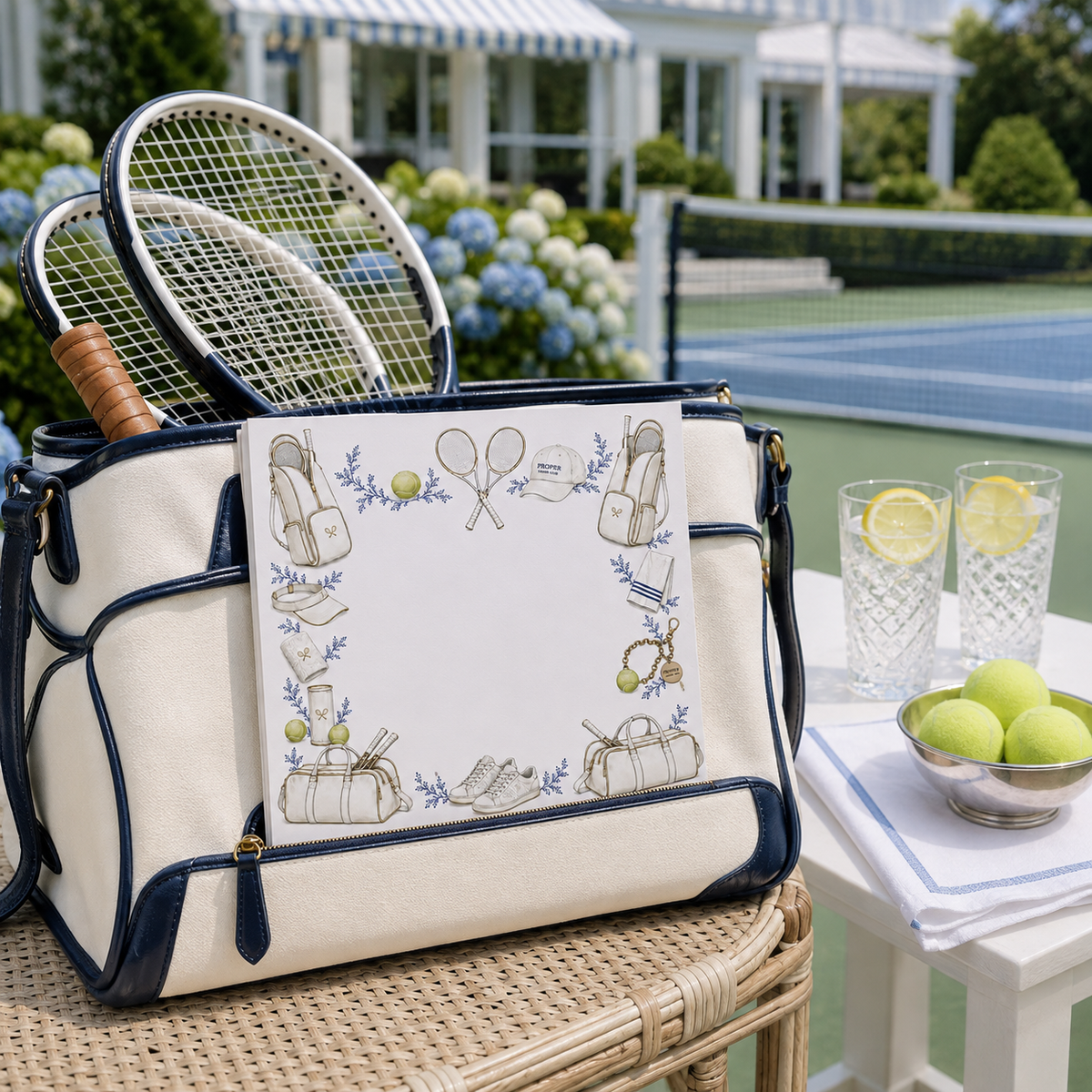 Notepad Refill, Proper Tennis - 5x5 Inch — photo 7