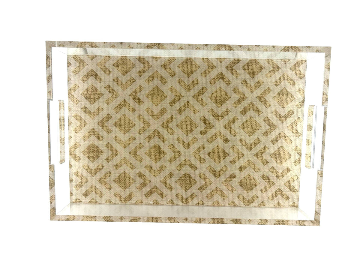 Acrylic Vanity Tray, Woven - view 03