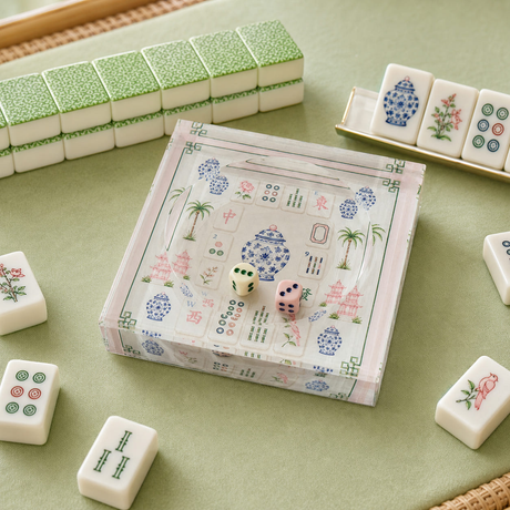 Maven Home acrylic mahjong gifts, accessories and game night pieces
