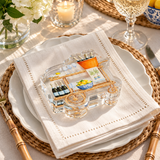 Acrylic Napkin Weight, Bar Cart