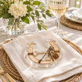 Acrylic Napkin Weight, Horseshoe