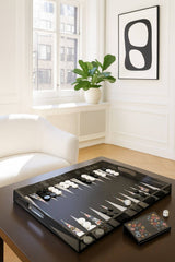 Maven Home Evil Eye acrylic backgammon game set alternate view