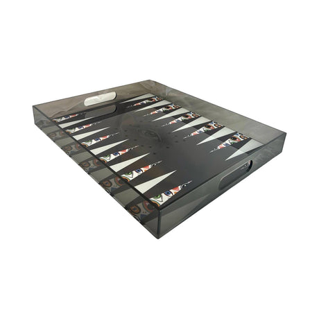 Maven Home Acrylic Backgammon Game Set, Evil Eye - view 03