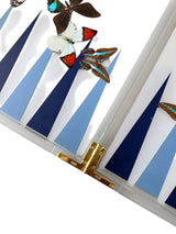 Maven Home Acrylic Backgammon Game Set, Butterfly - view 06