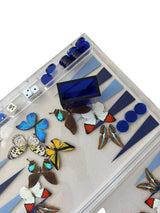 Maven Home Acrylic Backgammon Game Set, Butterfly - view 08
