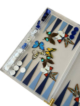 Maven Home Acrylic Backgammon Game Set, Butterfly - view 12