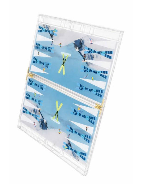 Maven Home Acrylic Backgammon Game Set, Skiers Edge - view 05