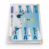 Maven Home Acrylic Backgammon Game Set, Skiers Edge - view 09