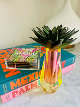 Bud Vase, Pink & Yellow - view 04