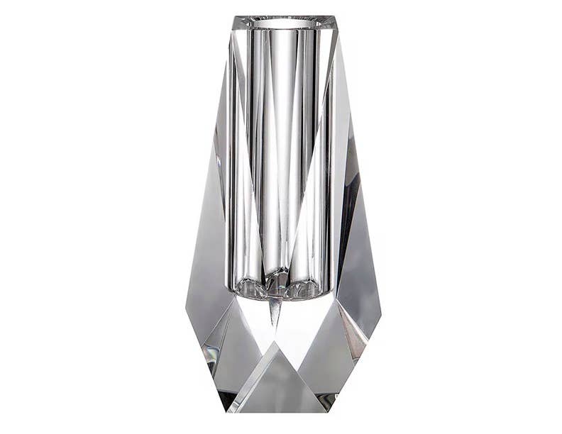 Modern Acrylic Bud Vase, Clear, Medium