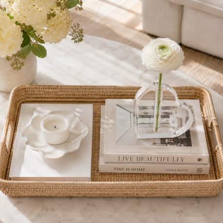 Modern Acrylic Heart Bud Vase, Clear — Maven Home