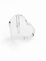 Modern Acrylic Heart Bud Vase, Clear — Maven Home