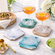 Boxed Acrylic Coaster Set of 4, Stone Marble