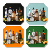 Boxed Acrylic Coaster Set of 4, Have 2 Drinks - view 05