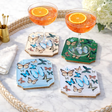 Boxed Acrylic Coaster Set of 4, Butterfly