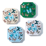 Boxed Acrylic Coaster Set of 4, Butterfly - alternate view