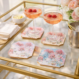 Boxed Acrylic Coaster Set of 4, Floral - view 07