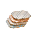 Boxed Acrylic Coaster Set of 4, Rattan - view 07