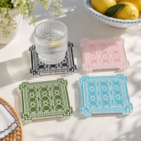 Boxed Coaster Set, Heritage Trellis Collection