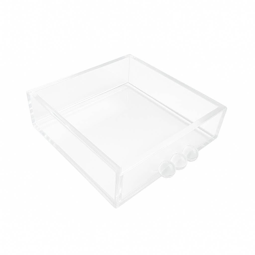 Clear Acrylic Cocktail Napkin Holder, Bubble - view 05