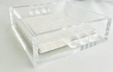 Clear Acrylic Cocktail Napkin Holder, Bubble - view 06