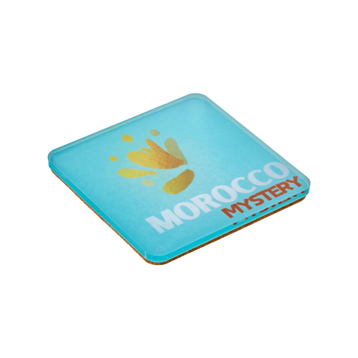 Bon Voyage Acrylic Coasters, Morocco with Holder - alternate view