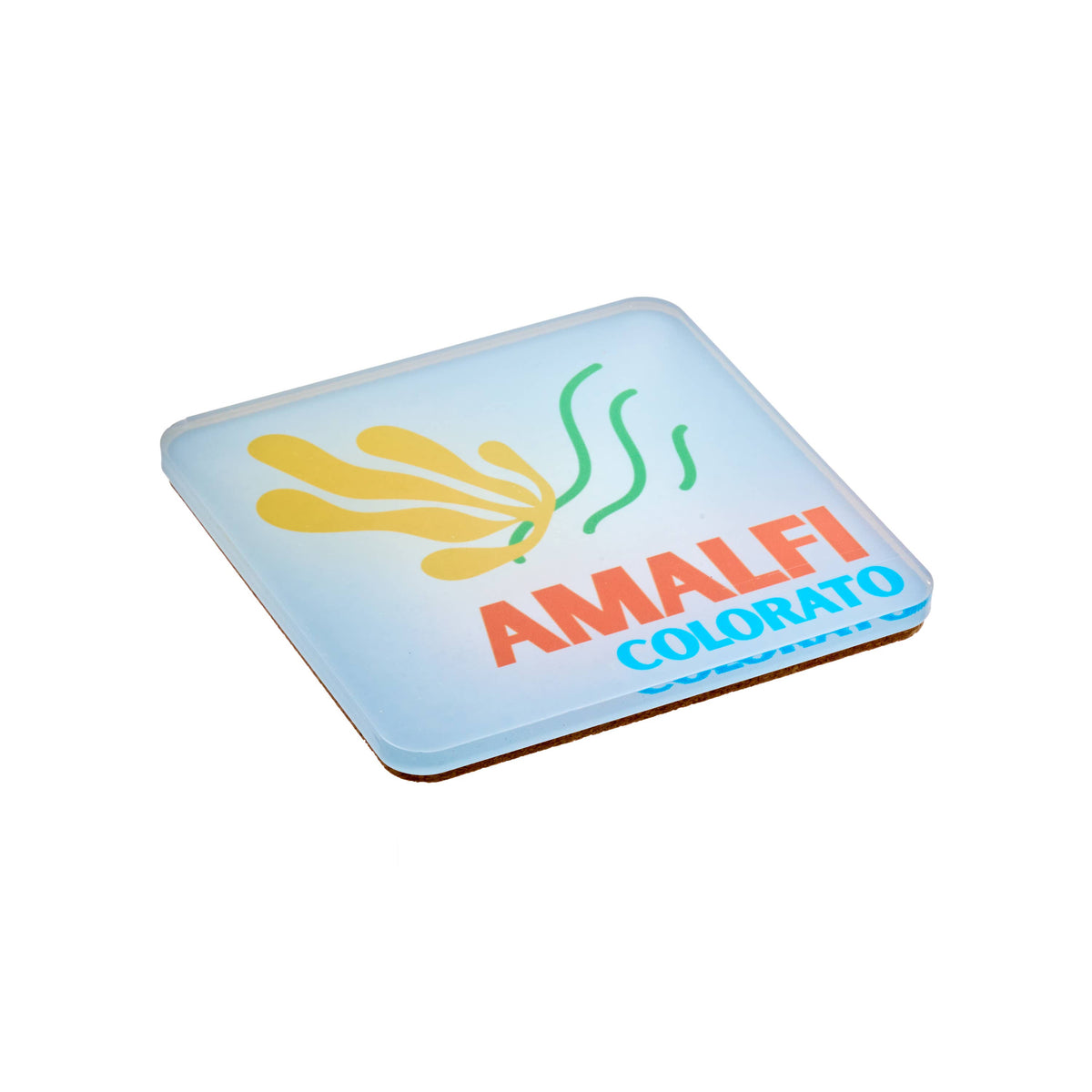 Bon Voyage Acrylic Coasters, Amalfi with Holder — Maven Home