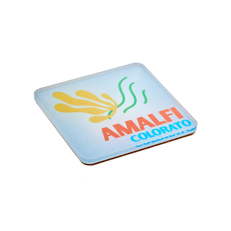 Bon Voyage Acrylic Coasters, Amalfi with Holder — Maven Home