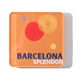 Bon Voyage Acrylic Coasters, Barcelona with Holder - view 04