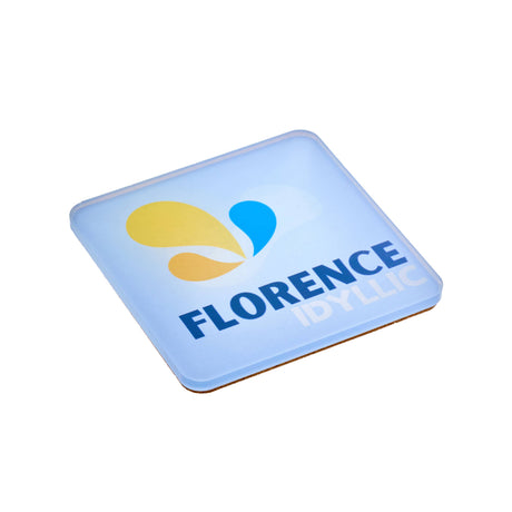 Bon Voyage Acrylic Coasters, Florence with Holder - alternate view