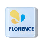 Bon Voyage Acrylic Coasters, Florence with Holder - view 05