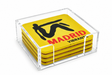 Bon Voyage Acrylic Coasters, Madrid with Holder